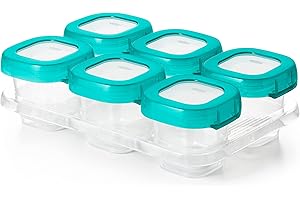 OXO Tot Baby Blocks Freezer Storage Containers 2 Oz - Teal