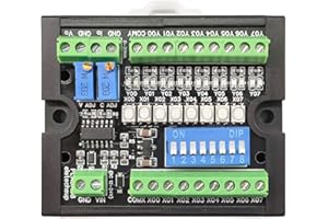 MCU PLC Simulation Debug Board 0-10V 4-20MA Output ADC DAC Tester NPN PNP DI-DO Module for Arduino ESP32 Raspberry pi Micro:b
