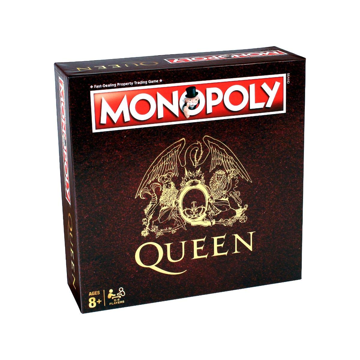 Winning Moves Queen Monopoly Board Game, Advance to Wembley, Hyde Park, The Forum Los Angeles, Take your chances with A Kind of Magic and In the Lap of the Gods cards, gift for players aged 8 plus โ image 1