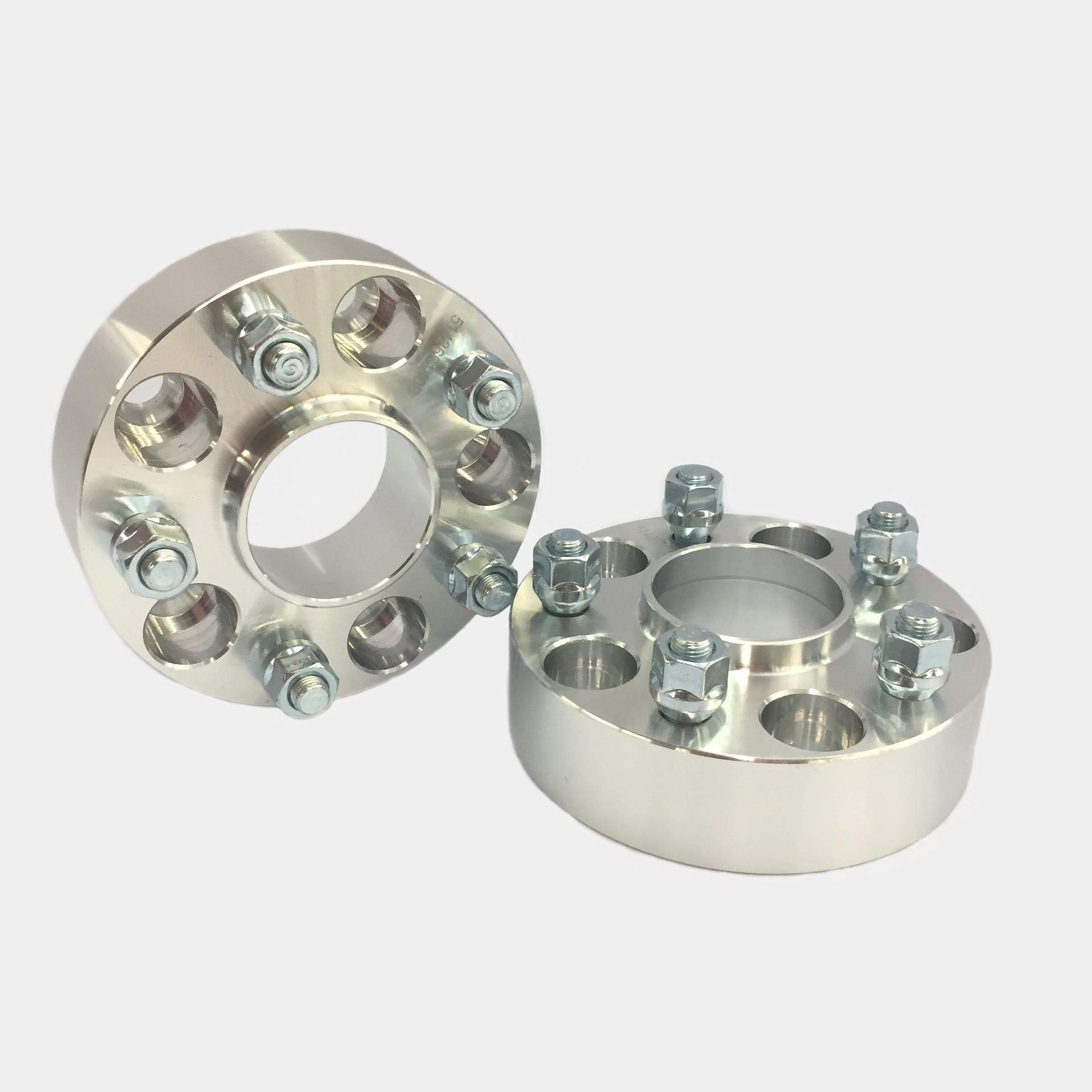 Customadeonly 2 Pieces 2" 50mm Hub Centric Wheel Spacers Adapters Bolt Pattern 5x110 Thread Pitch 12x1.5 Center Bore 65mm
