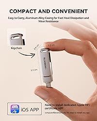 MFi Certified 128GB Flash Drive for iPhone Photo