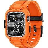 amBand M1 Sport Case Band for Apple Watch Ultra 3/2/1 & SE 3/2/1 & Series 11 10 9 8 7 6 5 4 3 49mm 46mm 45mm 44mm 42mm 41mm 40mm 38mm, Shockproof & Scratch Resistant Rugged Bumper for Men