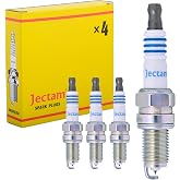 Jectam Iridium Spark Plugs DCPR8EIX 6546 97181 Motorcycle Replacement Spark Plugs Bujias 4PCS Compatible with BMW F700GS F800GS Ducati Harley Davidson