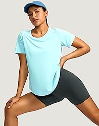 Women's Short Sleeve Workout Shirts Breathable UPF