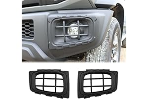 JLZHUYO for Suzuki Jimny Sierra JB74 Headlight Cover, Fog Light Cover, Tail Light Cover, Door Handle Cover, Tailgate Handle Cover, Side Mirror Cover, Stone Guard, Door Protector (Fog Light Cover)