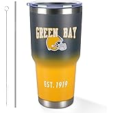30oz Insulated Car Tumbler Coffee Mug,Sports Travel Football Mug, Classic Collection Gifts for Men Women Fans,With lid and straw