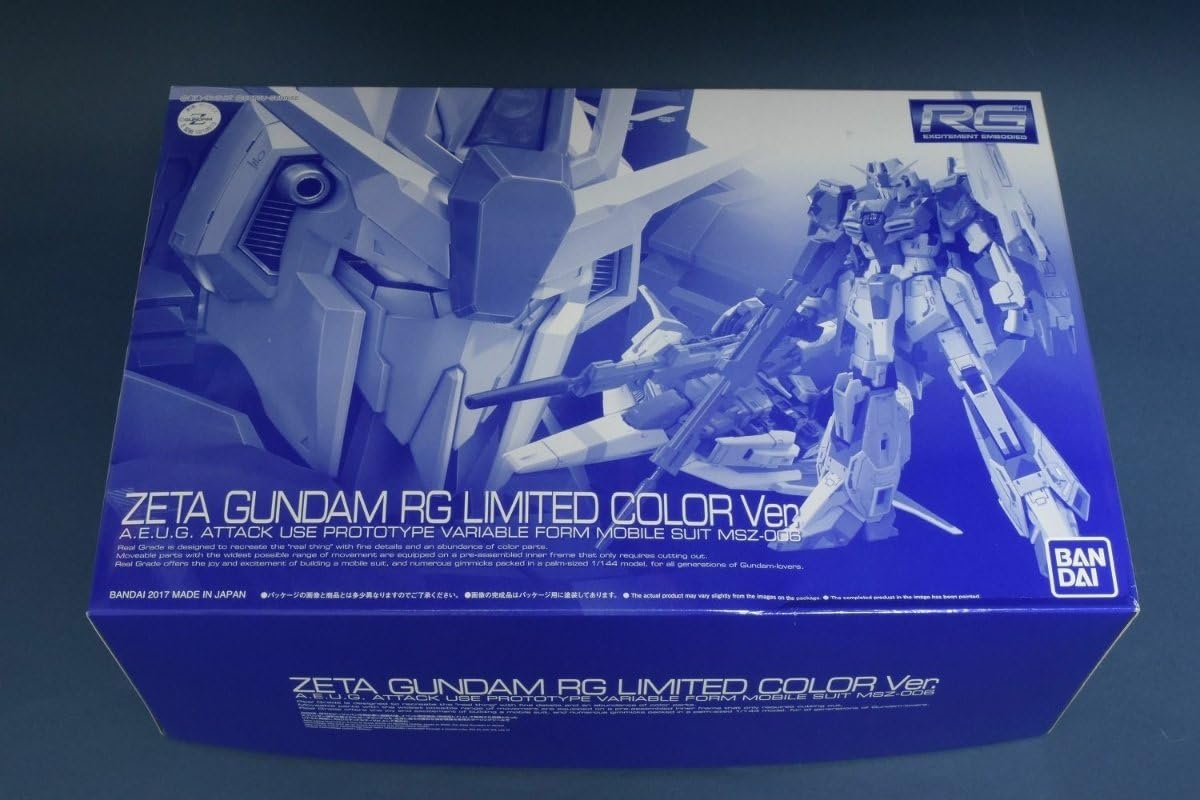 Amazon Co Jp プレミアムバンダイ限定ガンプラ Rg 1 144 ゼータガンダム Zガンダム Rgリミテッドカラーver ホビー 通販