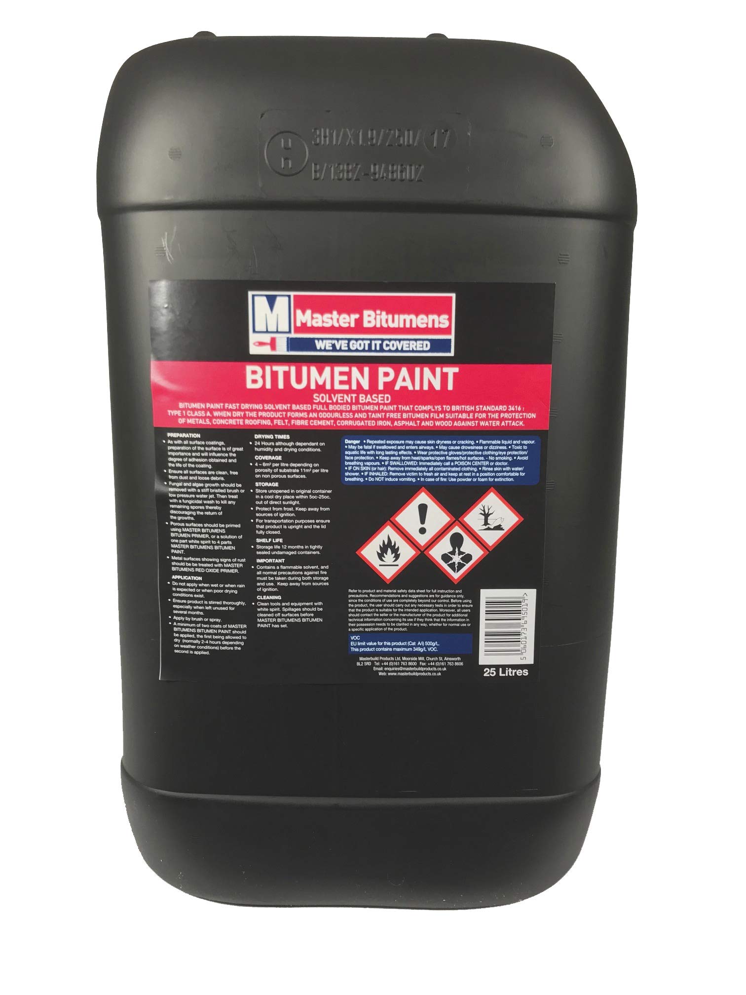 25 Litre Black Bitumen Paint Buy Online in United Arab Emirates at