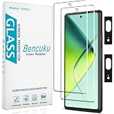 Bencuku 2+2 Pack Screen Protector for Google Pixel 7 Tempered Glass Film | with Camera Lens Protector, 9H Tempered Glass, Support Fingerprint Unlock, Anti Scratch, Bubble Free