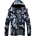 GEMYSE Men's Ski Snow Jacket Warm Winter Waterproof Coat Snowboard Rain Jacket Hooded Windproof Windbreaker