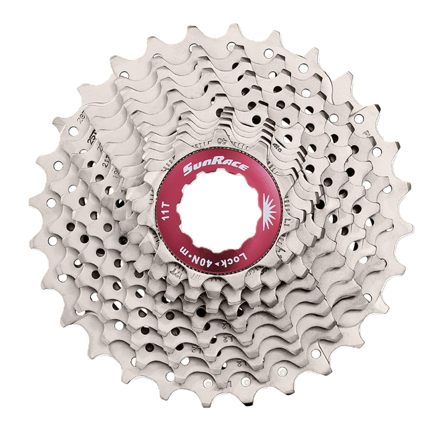 SUNRACE 305751970 11v.10-46 Cassette Noire Unisex-Adult, Taille Unique