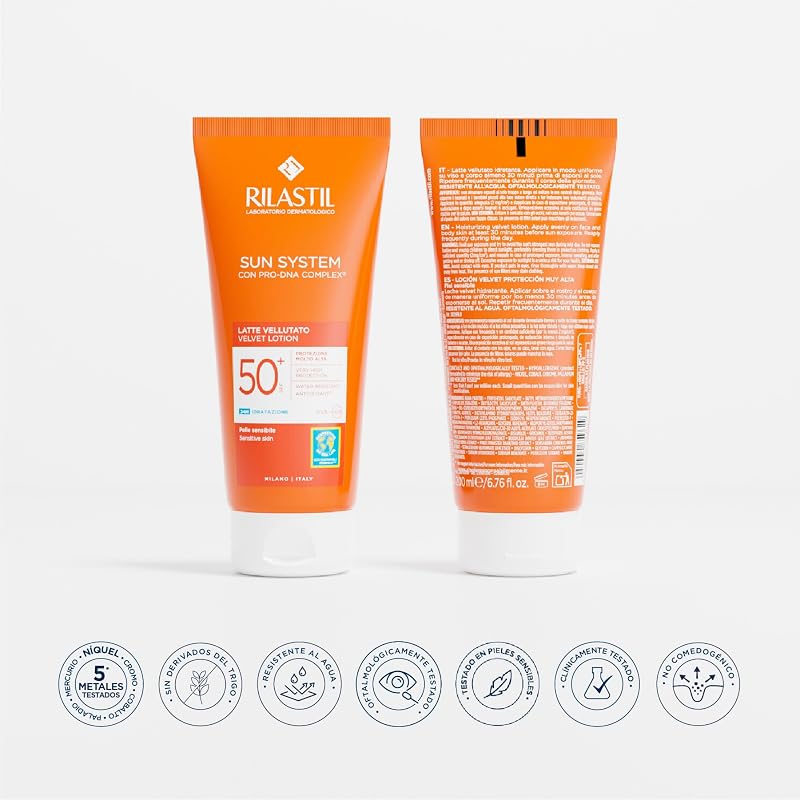 - Sun System Velluto, Solar Corporal SPF50+, 200 ml