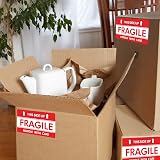 HYBSK 3x5 Inch Handle with Care Fragile Shipping Stickers Adhesive Labels 100 view 5