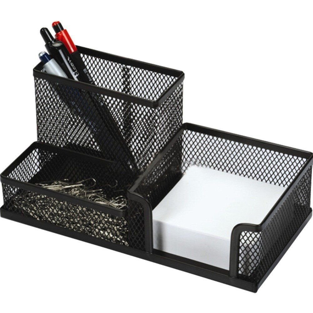 The Earl® Office Desk Tidy Organiser Pen Holder Mesh Stationery Container Popular Metal-UK