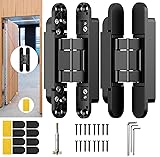 Lipshome 7" Hidden Door Hinge/Invisible Door Silent