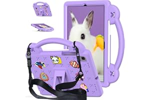 isellcuver Kids Case for Samsung Galaxy Tab A 2019 8 Inch SM-T290 T295,EVA Kids Friendly DIY Decor Rugged Shockproof Cover wi