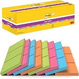 Post-it Super Sticky Notes 2160 Sheets 24 Pads 76x76 mm Bright Colours