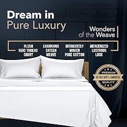 TEXAS LINEN CO. Egyptian Cotton Sheets King Size