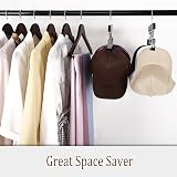 SANGLE SOPFFY 2PC Wooden Hat Rack Hanger 10 Clips Baseball Cap Organizer view 3