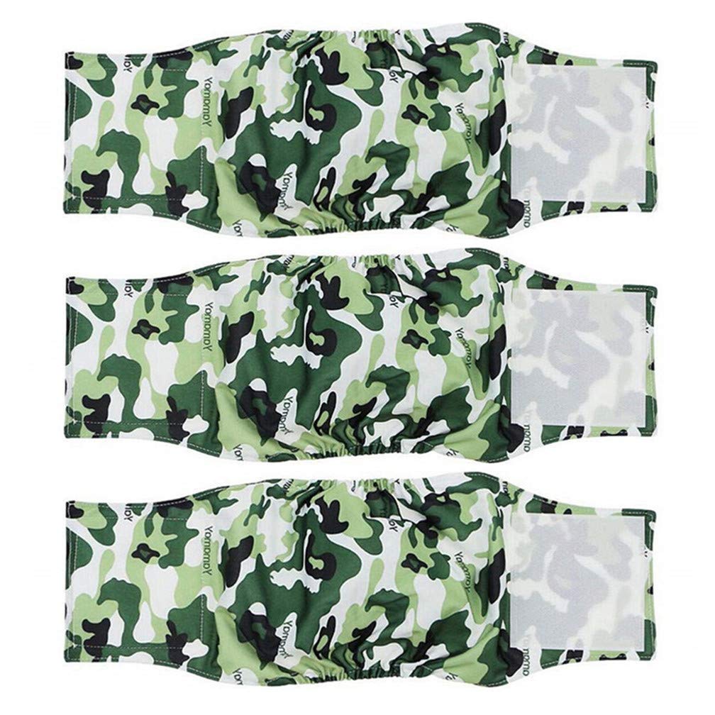 Amaliy Pack of 3 Washable Dog Nappies for Men - Durable & Reusable Nappies for Dogs, Puppies, Pets