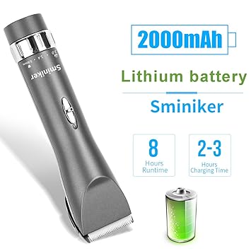 sminiker professional cordless rechargeable hair clippers