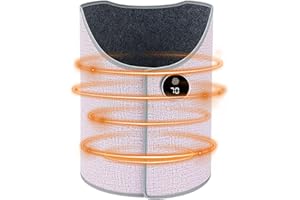 Electric Leg Warmer With 5 Level Adjustable, Under Desk Leg Warmer, Portable Quiet Heater Wrap, For Camping Home Tent Bedroom