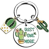 Iweca Gardening Gifts For Women Cute Cactus Decor Plants Lady Gift For Gardeners Just One More Keychain For Birthday Green Gardening Stuff Plant Gifts For Plant Lovers