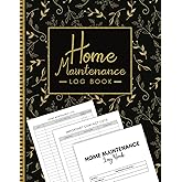 Home Maintenance Log Book: The Ultimate Simple House Repair Organizer Book With Priority Level/ Tasks Complete, Best Home Appliances / Renovation ... Planner Notebook, Best Gift For Home Buyer