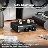 Fosi Audio BOX X3 Tube Phono Preamp MM Turntable Bluetooth 5.0 Mini Preamp view 4