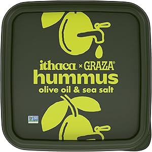 Ithaca x Graza Sea Salt & Olive Oil Hummus, 10oz
