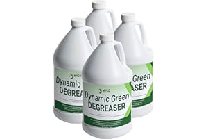 Express Chem Myco Dynamic Green Degreaser - All Purpose Cleaner, Eco-Friendly, Degreaser Cleaner Heavy Duty, Degreaser Concentrate for Commercial, Residential and Everyday use, 4 Pack, 1 Gallon Each