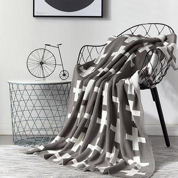 Luxi Gestrickte Decke Abdeckung Decke Schattierung Teppich Auf