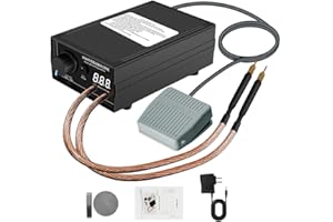 AGOAL Portable 8000W Handheld Spot Welder - High Power Spot Welding Kit for 18650, 21700 Batteries. Complete with Welding Pen & Nickel Strips