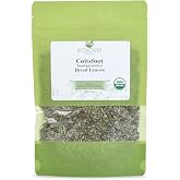 Biokoma Organic Coltsfoot Tea 1.76oz Tussilago farfara Respiratory Support | USDA organic Mucilaginous herb used for centuries to soothe throat and bronchial discomfort, naturally caffeine-free