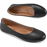 Aomigoct Flats for Women Ballets Shoes: Dress Slip Comfortable Work Flats for 2026 - Casual Ladies Wedding Walking Flat