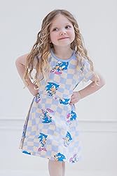 SEGA Sonic The Hedgehog Little Girls French Terry
