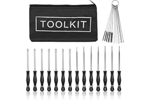Vkinman 14Pcs Carburetor Adjustment Tool Screwdriver for Common 2 Cycle Small Engine for Poulan Husqvarna STIHL Echo Trimmer 