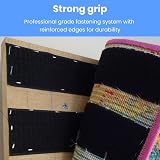 VELCRO Brand Black Sew-On Tape 50mm 1m Hook and Loop Continuous Length view 2