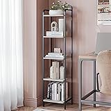 Hzuaneri Bookcase Bookshelf, Narrow Book