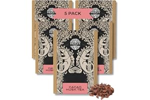 Origen Cacao Husk Tea – 100% Natural Cacao Shell – Zero Sugar, Caffeine-Free Superfood – Healthy Chocolate Tea Alternative to Coffee – Rich in Antioxidants & Iron