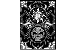 REALM GUARD (White Black) - 100ct Textured TCG/MTG Art Card Sleeves