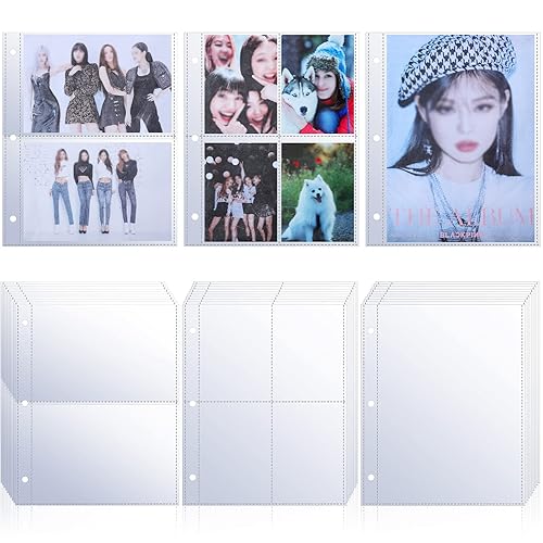 3 Ring A5 Binder Pockets Clear 4 Pocket 2 Pocket 1 Pocket Photocard Sleeves Photo Sheet 3 Ring A5 Binder Pockets Clear 4 Pocket 2 Pocket 1 Pocket Photocard Sleeves Photo Sheet