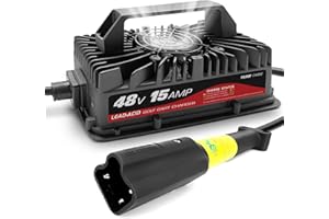 YILEIDE 48 Volt Golf Carts Battery Charger for 15 AMP Yamaha G29