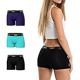 Woxer Womens Boxers - Star 3" Boy Shorts Underwear for Women - Boxer Briefs