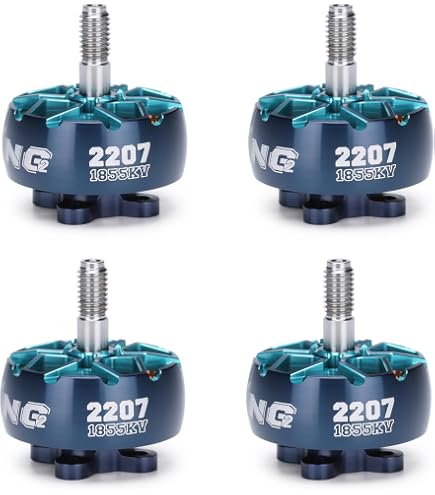 Moteur FPV AxisFlying Bando 2207.5 1960KV – 6S LiPo – Arbre 5 Mm – Pour Drone Freestyle Et Cinéma – Lot De 4