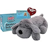 Snuggle Puppy Junior Heartbeat Toy, Calming Comfort, Small Breeds - Gray | Calming heartbeat toy, crate training, heat pack, new puppy essentials, first nights, sleep, small breeds under 25 lbs