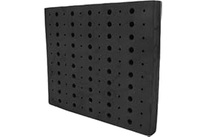 Glomora Router Bit Tray 1/4 1/2 Inch Holes High Density EVA Foam Milling Bit Organizer Holder for Workshop Tool Box