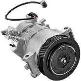 BDFHYK 157388 AC Compressor with Clutch Compatible with Jeep Compass | for Compass 2009-2017 &amp; Patriot 2009-2017 2.0L 2.4L l4, Compatible with Dodge Caliber 2009-2012 2.0L 2.4L, Caliber 2009 1.8L