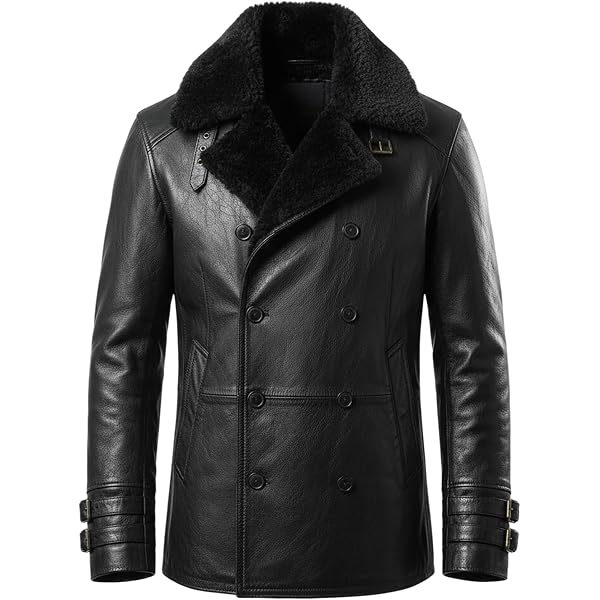Leon K RE 9 Black Coat Real Leather Jacket (US, Alpha, X-Small