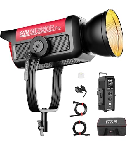 Amazon.com : GVM Pro SD500B 500W Led Video Light, Studio Lights